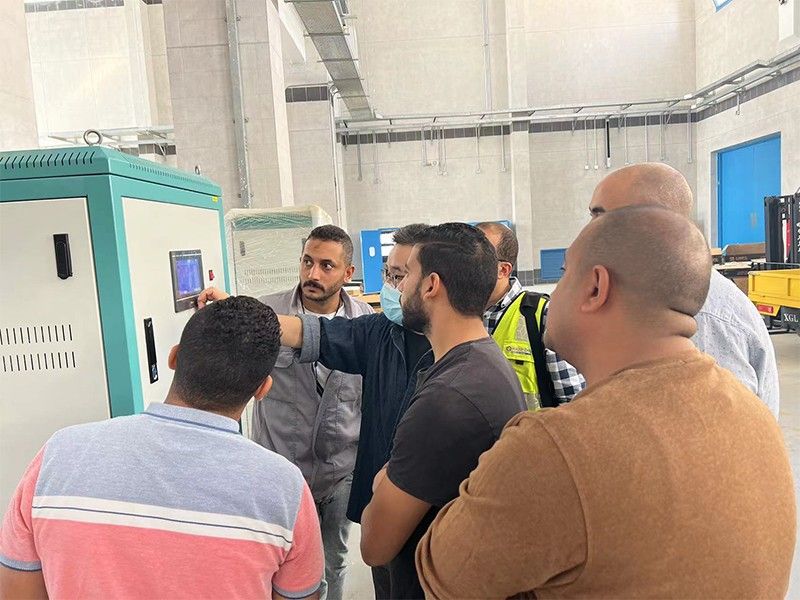 埃及調(diào)試現(xiàn)場(chǎng)